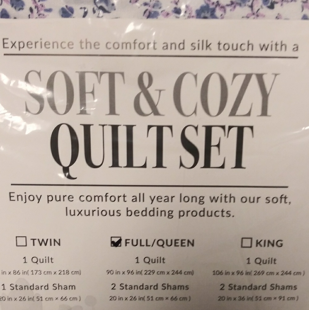 Full/Queen Quilt Set